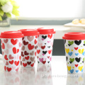 hot new products for 2014 heart shape ceramic coffee cup lids